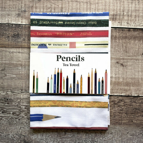 Pencil Collection - Tea Towel
