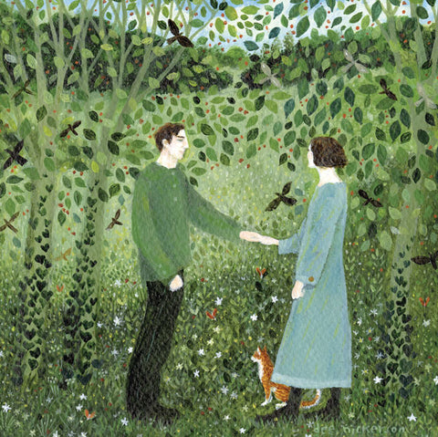 Dee Nickerson, Always and Forever, Blank Art Card