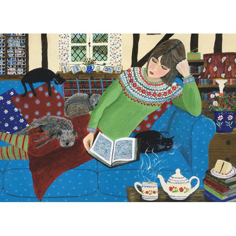 Marcella Cooper, A Time For Oneself, A Fine Art Greeting Card