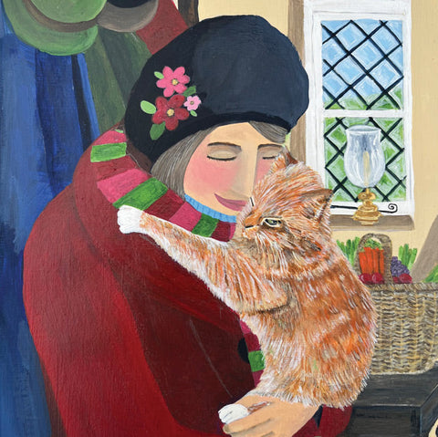 Marcella Cooper, Bear Hug, Fine Art Greeting Card