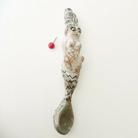 Mermaid - ceramic spoon