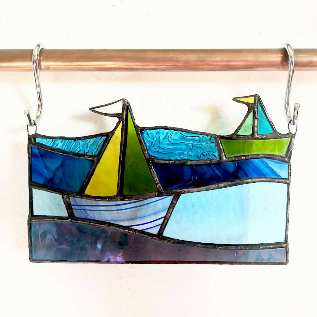 Sailing Boats - Stained Glass