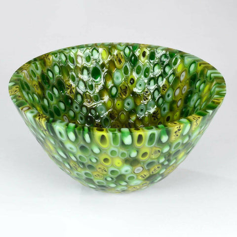 Rockpool - fused glass bowl