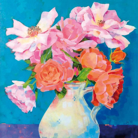 Jenny Hancock, Blooms, Blank Fine Art Greeting card