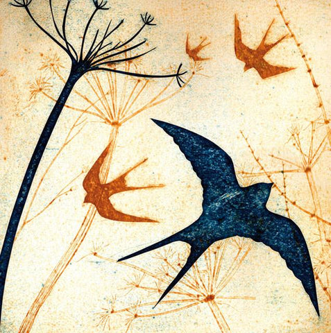 Kerry Buck, Swallows, Art Card