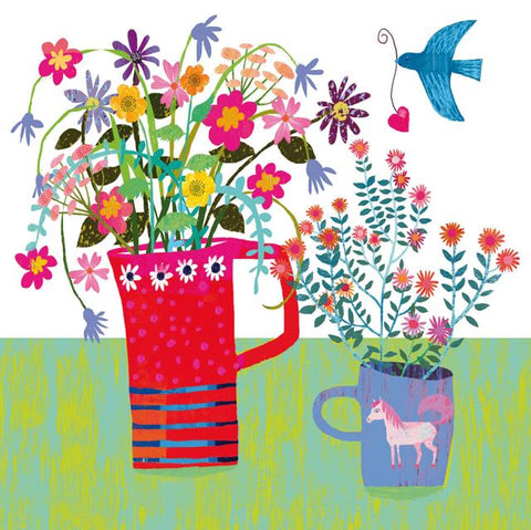 Karen Edward, Flowers and Pony Mug