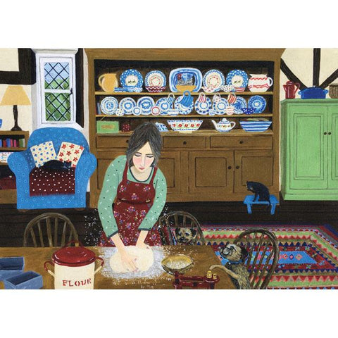 Marcella Cooper, Baking Day, A Fine Art Greeting Card
