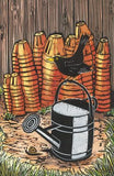 Old Pots and A Watering Can -  Set of 8 Note Cards