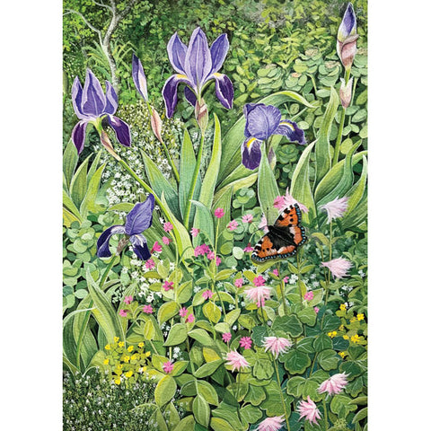 Amongst The Irises, Sarah Latham, Fine Art Greeting Card