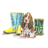 Puppy and Boots - Limited Edition Giclee Print