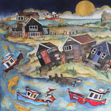 Away They Went As Ferry Lay Idle - Walberswick - Limited Edition Giclee Print