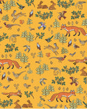 Mr Fox, Orange - Gift Wrap - 1 Sheet