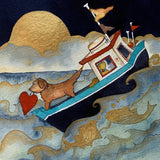 Come Stormy Seas Or Calm I Bring You My Heart - Limited Edition Giclee Print