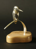 Kingfisher on Reed - Sculpture