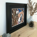 Woodpecker - Framed Giclee Print