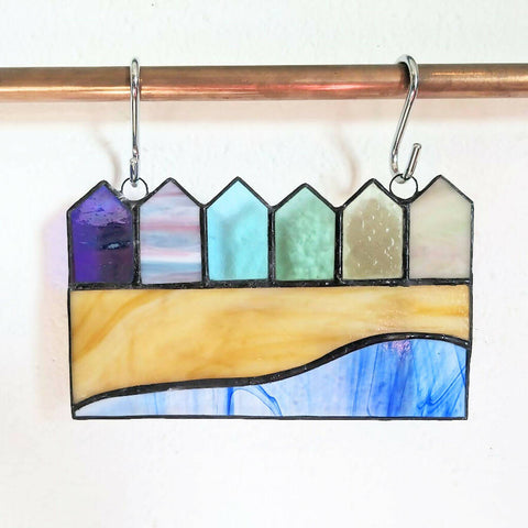 Suffolk Beach Huts - Stained Glass