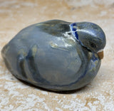 Small Stoneware Pigeon - Handmade Ceramic Sculpture