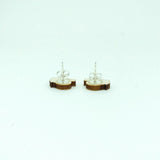 Xmas Sloth Earrings Sterling Silver Backs