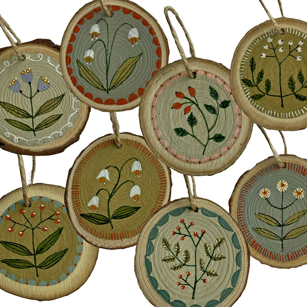 Lilac Flower Hanging Decoration Greeting Cards and Stationery