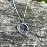 AMETHYST PENDANT NECKLACE