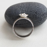 Sterling Silver Nest Ring - Size M