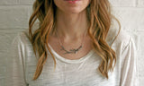 Silver Branch Necklace Curious Magpie - being worn