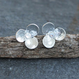 Silver Flower Stud Earrings