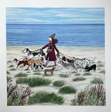 Sandy Paws - Print