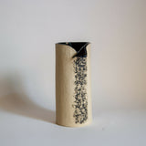Textured vase black glaze 01 04