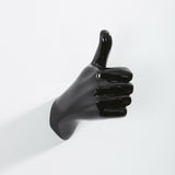 Thumbs up, black