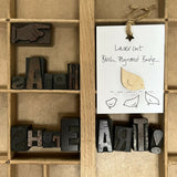 Wooden Bird Badge