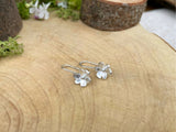 Silver Blossom Drop Earrings by Curious Magpie Jewellery