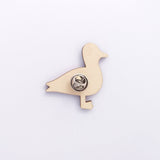 Mallard Pin Badge Back