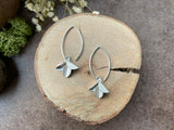 Silver Bluebell Drop Earrings by Curious Magpie Jewellery (1)