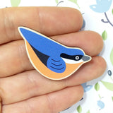 Nuthatch Pin Badge