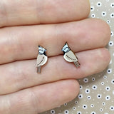 Crested Tit Earrings