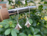 Silver Bluebell Drop Earrings by Curious Magpie Jewellery (6)