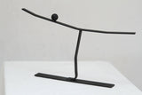 Warrior 3 Yoga Pose - Steel Sculpture