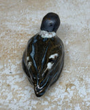 Little Stoneware Duck - Handmade Ceramic Sculpture