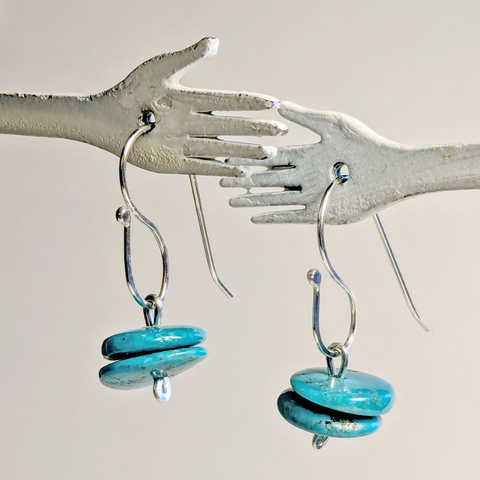 Turquoise & Sterling Silver Earrings