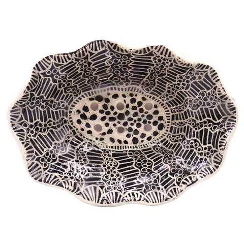 Berry Drainer Oval Bowl