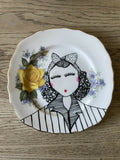Illustrated Vintage Plate - MARIA