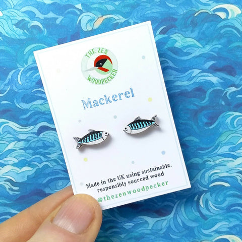 Mackerel Earrings