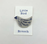 Bird Brooch - Ceramic
