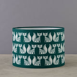 Charlotte-Simmonds-40cm Teal Fox on plain background