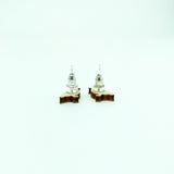 Starling Earrings Silver Plated Backs