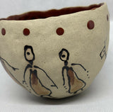 Hand Made Stoneware Pinch Pot - Ceramic