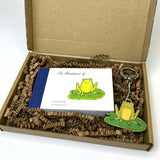 Frog Flip Book and Keyring Gift Set