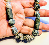 Crinoid Fossil & Gemstone Necklace