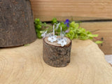 Silver Blossom Drop Earrings by Curious Magpie Jewellery (5)
